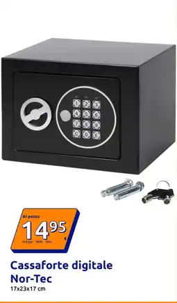 Action Cassaforte digitale Nor-Tec offerta