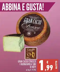 Conad Gran Cacio Etrusco offerta