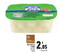 Conad Mozzarella Cuomo offerta