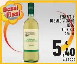 Conad Vernaccia di San Gimignano DOCG Bufferia offerta