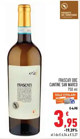 Conad Frascati Cantine San Marco offerta