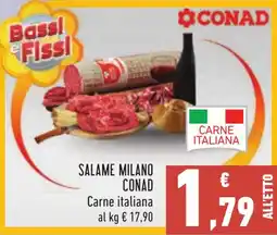 Conad Salame Milano Conad offerta