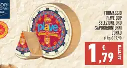 Conad Formaggio Piave DOP Selezione Oro offerta