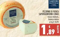 Conad Pecorino Rosso di Pienza offerta