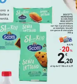 Conad Biscotti senza lattosio offerta
