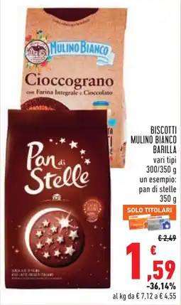 Conad Biscotti Mulino Bianco Barilla offerta