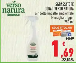 Conad Sgrassatore Conad Verso Natura offerta