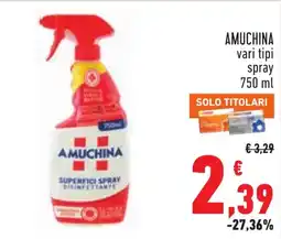 Conad Amuchina superfici spray offerta