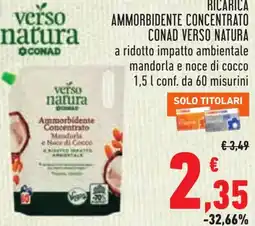 Conad Ammorbidente Concentrato Mandorla e Noce di Cocco offerta