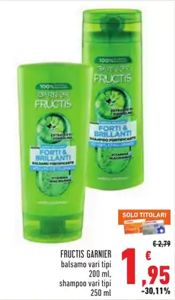 Conad Fructis Garnier balsamo vari tipi offerta