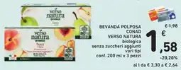 Conad Beveranda polposa Verso Natura biologica offerta