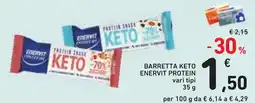 Conad Barretta Keto Enervit Protein offerta