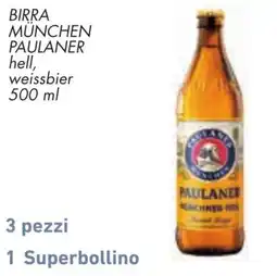 Conad Birra München Paulaner hell, weissbier offerta