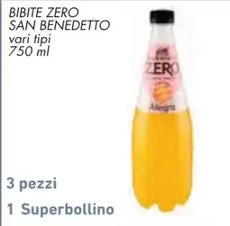 Conad Bibite zero San Benedetto offerta