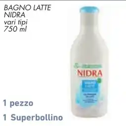 Conad Bagno latte Nidra offerta