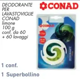 Conad Deodorante per lavastoviglie Conad limone offerta