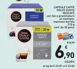 Conad Capsule caffè Dolce Gusto Nescafé offerta