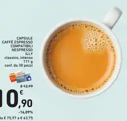 Conad Capsule caffè espresso compatibili nespresso illy classico, intenso offerta
