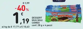 Dessert Muu Muu Cameo