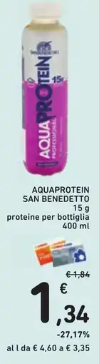 Conad Aquaprotein San Benedetto offerta