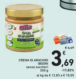 Conad Crema di arachidi Ibooni senza zuccheri offerta