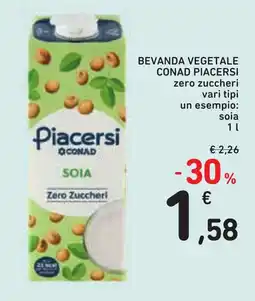 Conad Beveranda vegetale Piacersi soia offerta