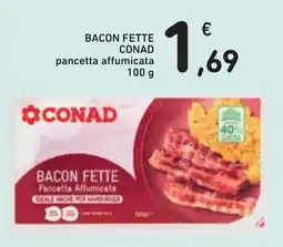Conad Bacon fette Conad offerta