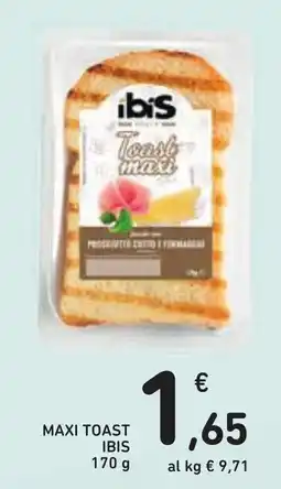 Conad Maxi toast ibis offerta