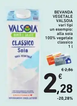Conad Valsòia bevanda vegetale classico soia offerta