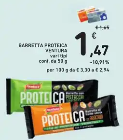 Conad Barretta proteica Ventura offerta
