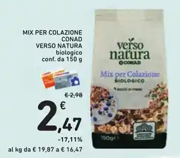 Conad Mix per Colazione biologico offerta