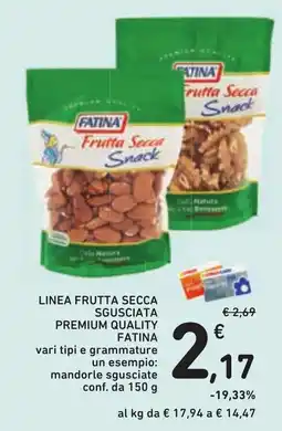Conad Frutta secca snack Fatina offerta