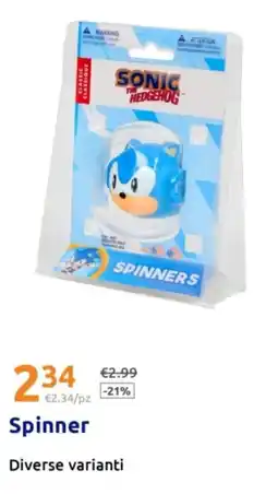 Action Spinner Sonic the Hedgehog offerta