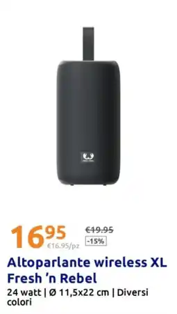 Action Altoparlante wireless XL Fresh 'n Rebel offerta