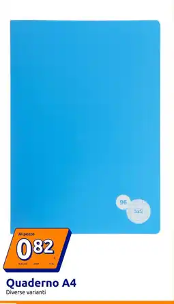 Action Quaderno A4 offerta