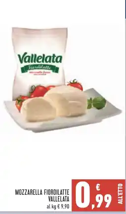 Conad Mozzarella fiordilatte vallelata offerta