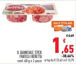 Conad Il guanciale stick fratelli beretta offerta