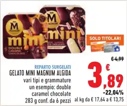 Conad Gelato mini Magnum Algida offerta