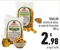 Conad Tarallini ai semi di finocchio offerta