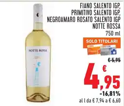 Conad Notte Rossa offerta