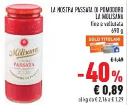Conad Passata Molisana offerta