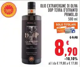 Conad Olio extravergine di oliva Primoljo offerta