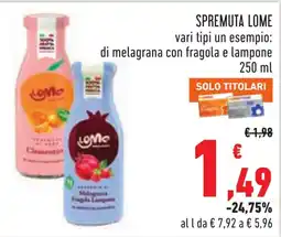 Conad Spremuta Lome offerta