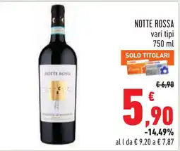 Conad Notte Rossa offerta