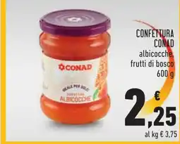 Conad Confettura Conad albicocche offerta