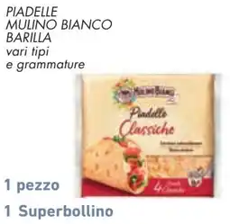 Conad Piadelle Mulino Bianco Barilla offerta
