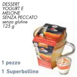 Conad Dessert yogurt e melone senza peccato offerta