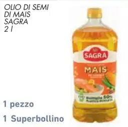 Conad Olio di semi di mais Sagra offerta