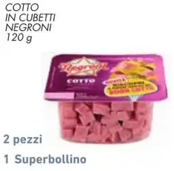 Conad Cotto in cubetti Negroni offerta