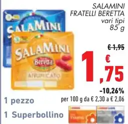 Conad Salamini Fratelli Beretta offerta